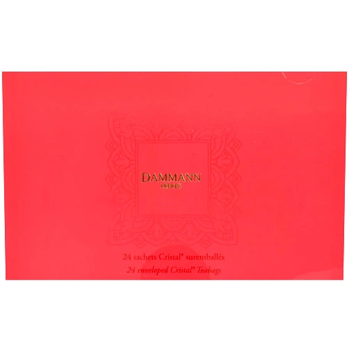 Dammann Freres Sachets, Nuit Dete Summer Night Tea Bags, Premium Gourmet Hibiscus and Berry Herbal Tea, Individually Wrapped, 24 Count (Single Pack)
