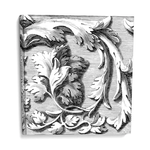 Canvas Lab Canvas Wall Art Decor Sculptural Detail IV by the Artist Vision Studio – Size: 14 x 14 in - Art subject: Decorative