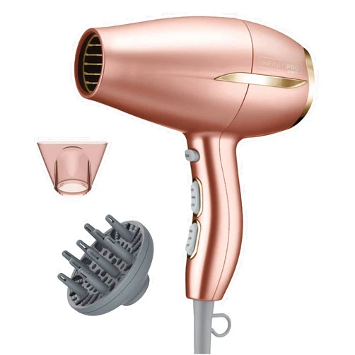 Conair INFINITIPRO BY CONAIR Frizz Free Compact Hair Dryer ~ 2x the Shine - 3x the Frizz Control