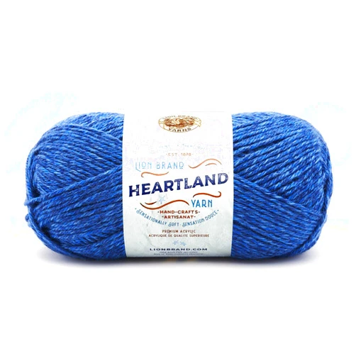 Lion Brand Yarn (1 Skein) Lion Brand Yarn Heartland Yarn, Olympic