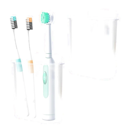 Kulusion 2 Packs Wall Mount Toothbrush Holders for Bathroom Vanity Countertops, Self Adhesive Tooth Brush Holder for Electric Toothbrush Toothpaste Razor, Tableware Holder for Kitchen(2 Clear)