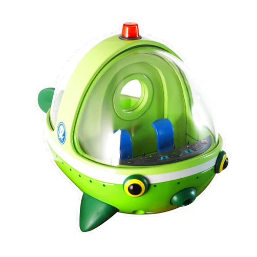 Cobalt Light GUP E Toy Compatible with Octonauts Toys, Oct GUP Metal Vehicle Rescue Ship Octopod Castle Barnacles Kwazii Shellington Tweak Dashi Peso Birthday Gifts for Kids