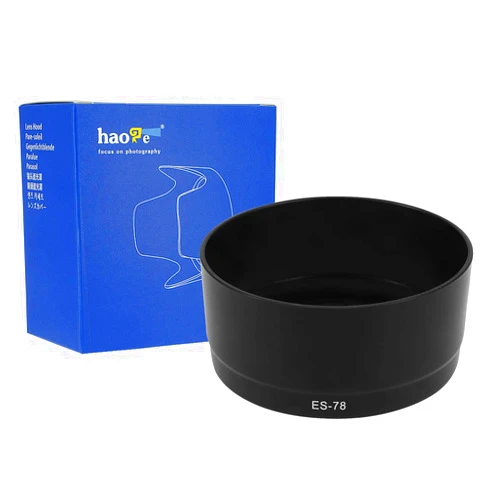 Haoge Bayonet Lens Hood for Canon EF 50mm f/1.2L USM Lens replaces Canon ES-78