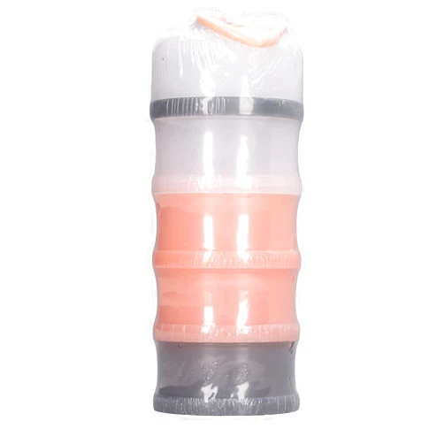Ozgkee Milk Powder Dispenser 3 Layers Stackable Portable Snack Food Storage Formula Container Milk Powder Container for Outdoor Travel ()