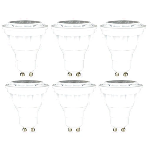 Sunlite LED MR16 Reflector Spotlight Bulb, 7 Watts (50W Halogen Bulb Replacement) 120 Volt, 550 Lumen, 35° Flood Beam, GU10 Base, Dimmable, ETL Listed, 2700K Soft White, 6 Count