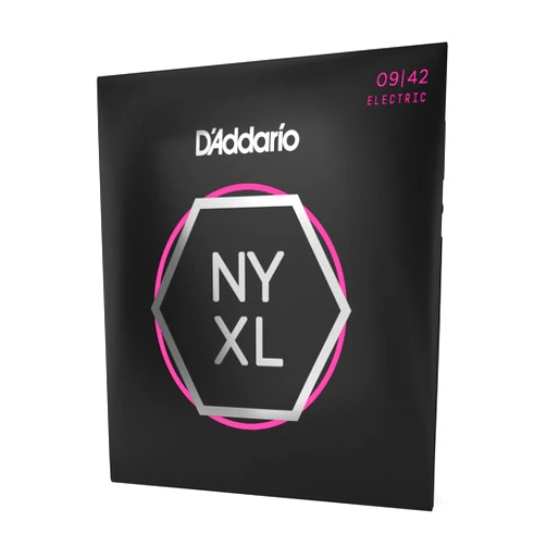 D'Addario Guitar Strings - NYXL Electric Guitar Strings - NYXL0942 - Unrivaled Strength, Tuning Stability, Enhanced Mid-Range - For 6 String Guitars - 09-42 Super Light