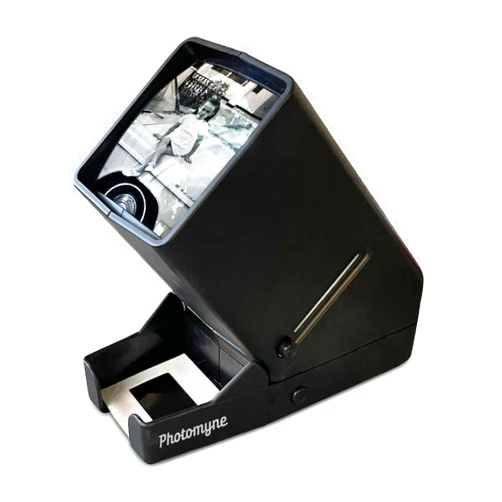 Photomyne 35mm Slide Viewer, Film Negative Viewer with 3X Magnification LED Light Illuminated Viewing, USB or Battery Powered