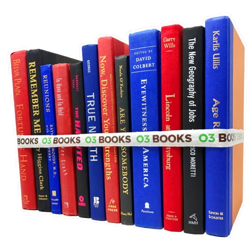 OCTORM Diverse Red Mixed Sets Hardcover Book Collections Decorative Books, Home Décor, Interior Design, Office Ambiance, Wedding Displays, Instant Libraries, or Staging