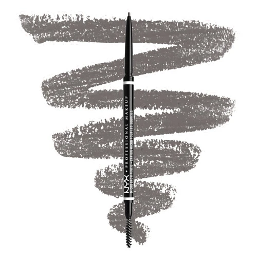 NYX PROFESSIONAL MAKEUP Micro Brow Pencil, Precise Eyebrow Pencil - Grey