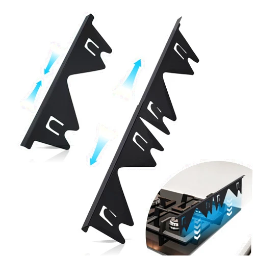 IGRARK Stove Gap Covers, Stove Gap Covers Stainless Steel, Kitchen Stove Counter Gap Cover, Oven Side Gap Filler, 2pcs Heat Resistant, Length 13.8