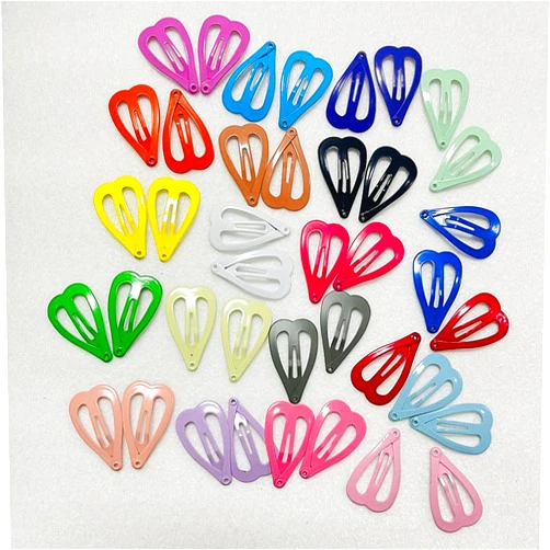 ECADY Star-Shaped Hair Clips, ECADY (100-Pack 20-Colors) Metal Snap Barrettes for Girls, Women, Kids, for Holding & Decorating Hairstyles