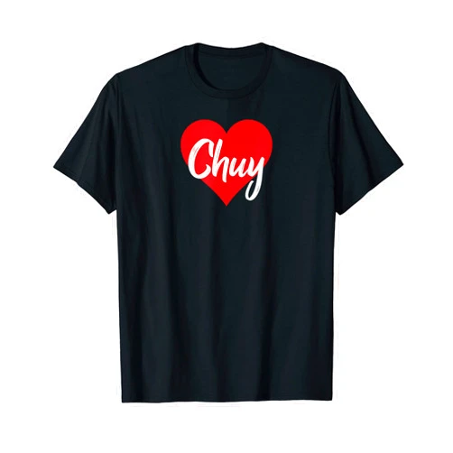 Cool Nombre Personalizado Amor Corazón Tees Amo a Chuy Primer Nombre Yo Corazón T-Shirt