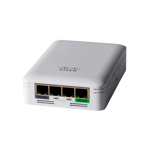 CISCO DESIGNED Cisco Business 145AC Wi-Fi Access Point | 802.11ac | 2x2 | 4 GbE Ports | PoE | Wall Plate | Limited Lifetime Protection (CBW145AC-B)