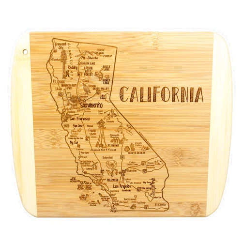 Totally Bamboo A Slice of Life California State Serving and Cutting Board, 11
