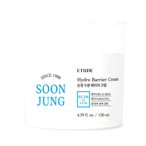 ETUDE Soonjung Hydro Barrier Cream BIG SIZE 130ml | Moisturizing and soothing cream | Korean Skin Care | Care Solution for sensitive skin | K-Beauty, Skin Care, Perfect for Gift