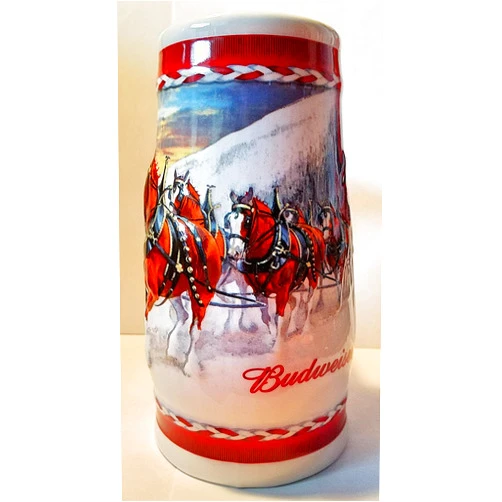 Budweiser Holiday Steins Collectable Holiday Stein Series (Year 2010)