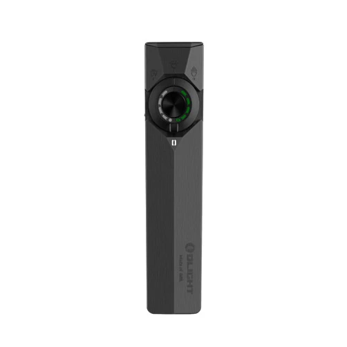 OLIGHT ArkPro Ultra EDC Flat Flashlight, Rechargeable Portable Flash Light, 1700 Lumens with White LED, UV and Green Beam for Working, Emergency, Camping, Everyday Carry (Onyx Black)