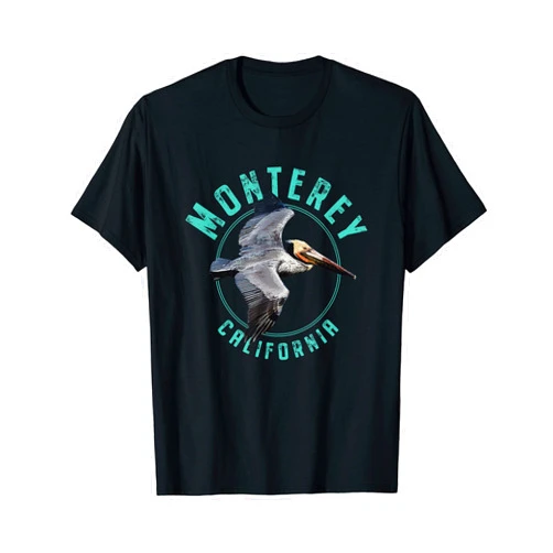Monterey CA Vacation and Beach Gear Monterey California T-Shirt