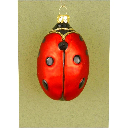 Cobane Studio LLC Ladybug Christmas Tree Ornament