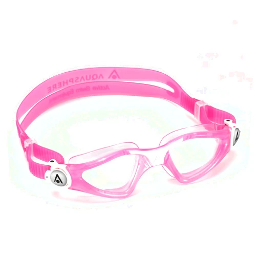 Aqua Sphere Kayenne Junior Goggles, Pink/White, Clear, One Size (EP1230209LC)