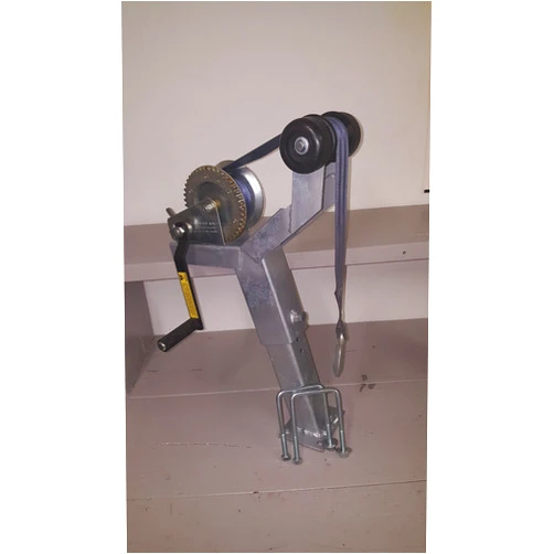 Die-matic Short Nose Adjustable Winch Stand W/ 1400lb Dutton- Lainson Winch (Galvanized)