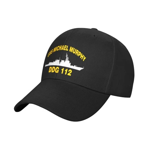 Generic USS Michael Murphy DD'G 112 Flag-Denim Hats Baseball Caps Sandwich hat -Cowboy Knit hat Fisherman's hat