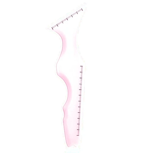 Generic HOSAILY 5 in1 Eyeliner Stencils Silicone Multi-Purpose Eye Makeup Tool for Winged Eyeliner, Defined Eyebrow, Eyelash, Face Contour and Lip Line Lazy Quick Makeup Tool-Pink