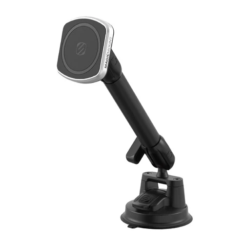 SCOSCHE MP2WDLHD MagicMount™ Pro2 XL Heavy Duty, Strong Suction Cup Cell Phone Mount, Long Arm Windshield/Dashboard Phone Holder with Anti-Shake Stabilizer for iPhone, Android, Tablet, Car, Truck