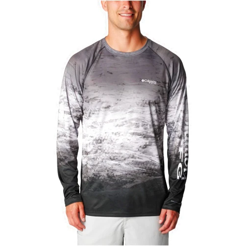 Columbia Men's Terminal Tackle PFG Triangle Long Sleeve Shirt