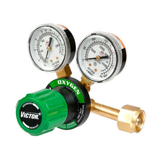ESAB Victor Technologies 0781-9400 G250-150-540 Medium Duty Single Stage Oxygen Regulator, 150 psig Delivery Range, CGA 540 Inlet Connection