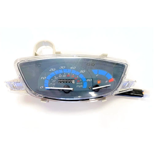 GMI Speedometer Gauge Assembly 50CC 139 9 pin Connector 8 Wires only GY6 4-Stroke Chinese Scooter Moped ROKETA JONWAY Tank JCL Peace BAOTIAN BMS SUNL ZNEN JONWAY