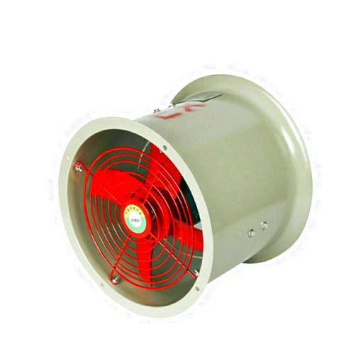 Eapmic 12'' Cylinder Pipe Fan Utility Blower Axial Fan High Velocity Blower Multifunctional Ventilator Fume Extractor Fan Cylinder Pipe Exhaust Fan for Warehouse Workshop Kitchen Construction Site (12'')