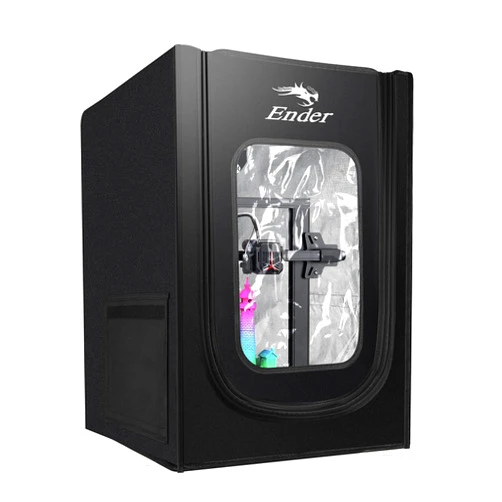 Creality Official 3D Printer Enclosure, Fireproof and Dustproof Tent Constant Temperature Protective Cover Compatible with Creality Ender 3/3 Pro/ 3 V2/ 3V2 Neo/ 3 S1 Pro, 18.89”*23.62”*28.34 ”
