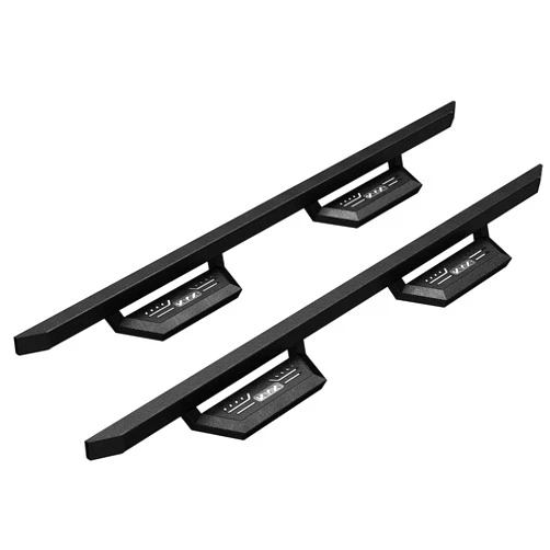 KYX Running Boards Fit for 2007-2018 Jeep Wrangler JK 4 Door(Not for 2018 JL), 6 inches 2-Stair Car Door Side Steps Nerf Bars Step Bars Side Bars Truck Boards Step Rails