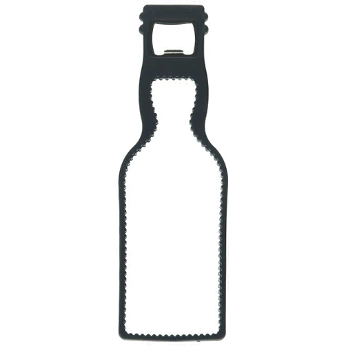 Kikkerland Bottle and Jar Opener, Black