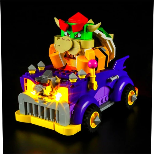 BRIKSMAX Led Lighting Kit for Lego-71431 Bowser's Muscle Car Expansion Set - Compatible with Lego Super Mario Building Set- Not Include Lego Set