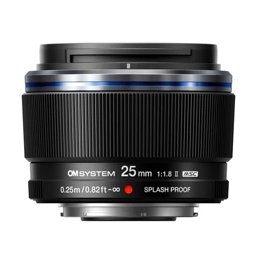 OM SYSTEM M.Zuiko Digital 25mm F1.8 II Lightweight Weather-Sealed Compact Lens with 9-Element and 7-Group Design (Micro Four Thirds)