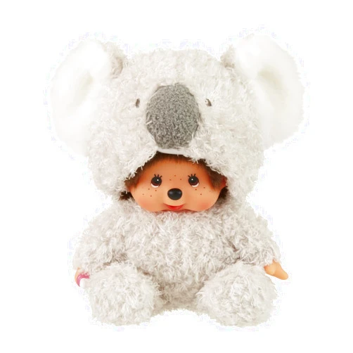 Sekiguchi Monchhichi Sitting Fluffy Koala Doll Plush