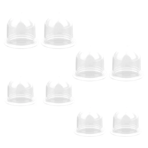 NQEUEPN 8pcs Carburetor Primer Bulbs Replacement, Transparent Weedeater Fuel Primer Bulb Primer Bulb Carburetor Compatible with WALBRO 188-12 188-12-1 49-020 615-811 Zama 0057003 0057004 0057025