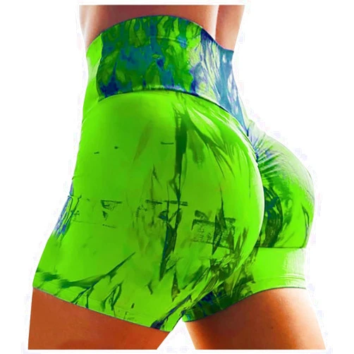 Generic Womens High Waist Tummy Control Yoga Pants Scrunch Athletic Workout Comfy Shorts Butt Lifting Tight Contour Gym Short
