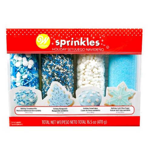 Wilton Holiday Sprinkles 4-Pack