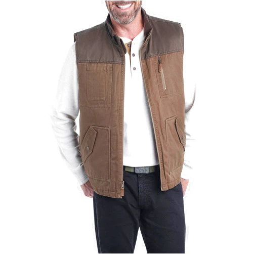 Legendary Whitetails Men's Tough as Buck Vest, Work Flannel Lined Hunting Outerwear, Casual Western Insulated Zip Up