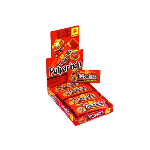 De la Rosa pulparindo 20 pack, tamarind candy (X-SPICY)