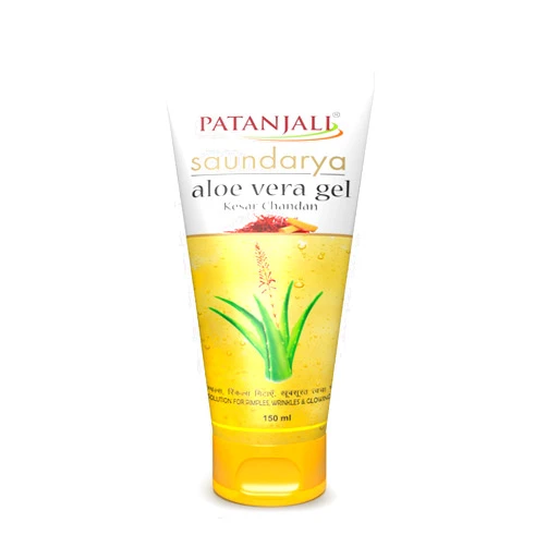 Patanjali Aloe Vera Gel Kesar Chandan 150 Gm (5.29 OZ)
