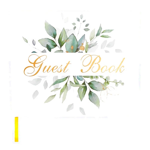 TRULIVA Wedding Guest Book - Guest Sign in Book - Wedding Reception Registry Book - Hard Cover, 7