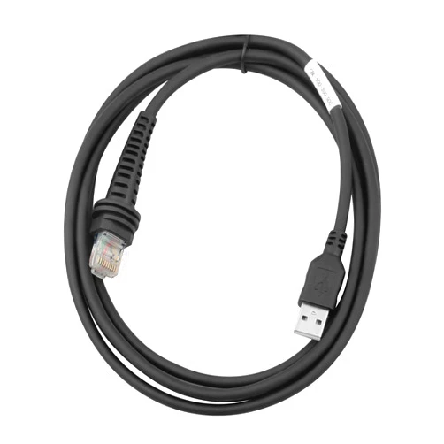 VOTTAN USB Barcode Scanner Cable, 2 Meters Straight RJ45 to USB Port Scanner Cord for Honeywell 1990iXR 1470g 1200G 1500G Barcode Scanner (2M / 6FT Flatted USB Port)