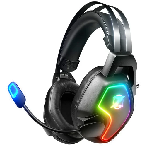Ozeino Wireless Gaming Headset for Ps5 Ps4 PC Laptop, 7.1 Surround Sound, ENC Mic, 2.4GHz USB Wireless - Type-c Wireless-Bluetooth- 3.5mm Jack Wired 4-in-1 Gaming Headphones