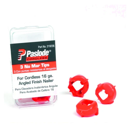 Paslode 219236 16-Gauge Angled Finish Nailer No-Mar Tips