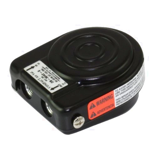 Linemaster 3B-30A2-S Compact Airval Foot Switch, 3-Way Pneumatic, Single Pedal, Momentary, Single Stage, No Guard, Black