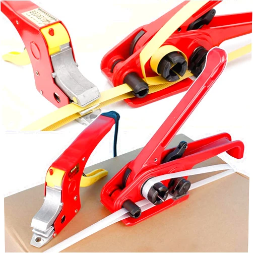 NBIKE Electric Strapping Welding Tool Equipment, Hot Melt Machine + Tensioner, Pp Straps Manual Packing Machine, for Carton Seal/Packer Carton Box
